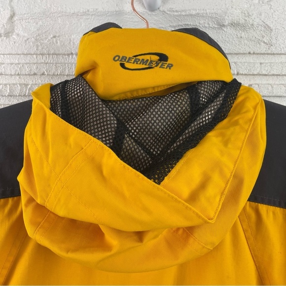 Obermeyer Men's Yellow & Black Jacket Outdoor Winter Snow Sports Size Small - Picture 9 of 16